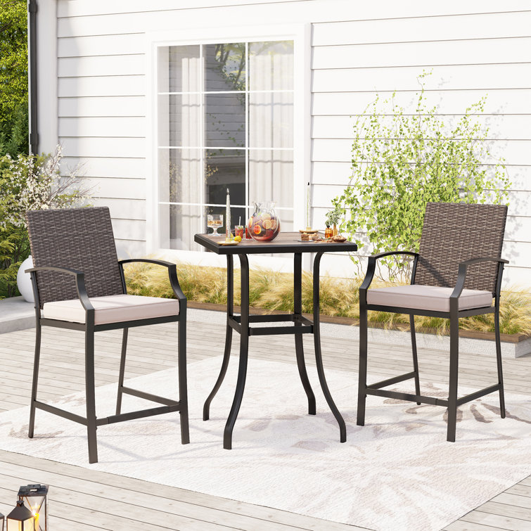 Patio bar set discount walmart